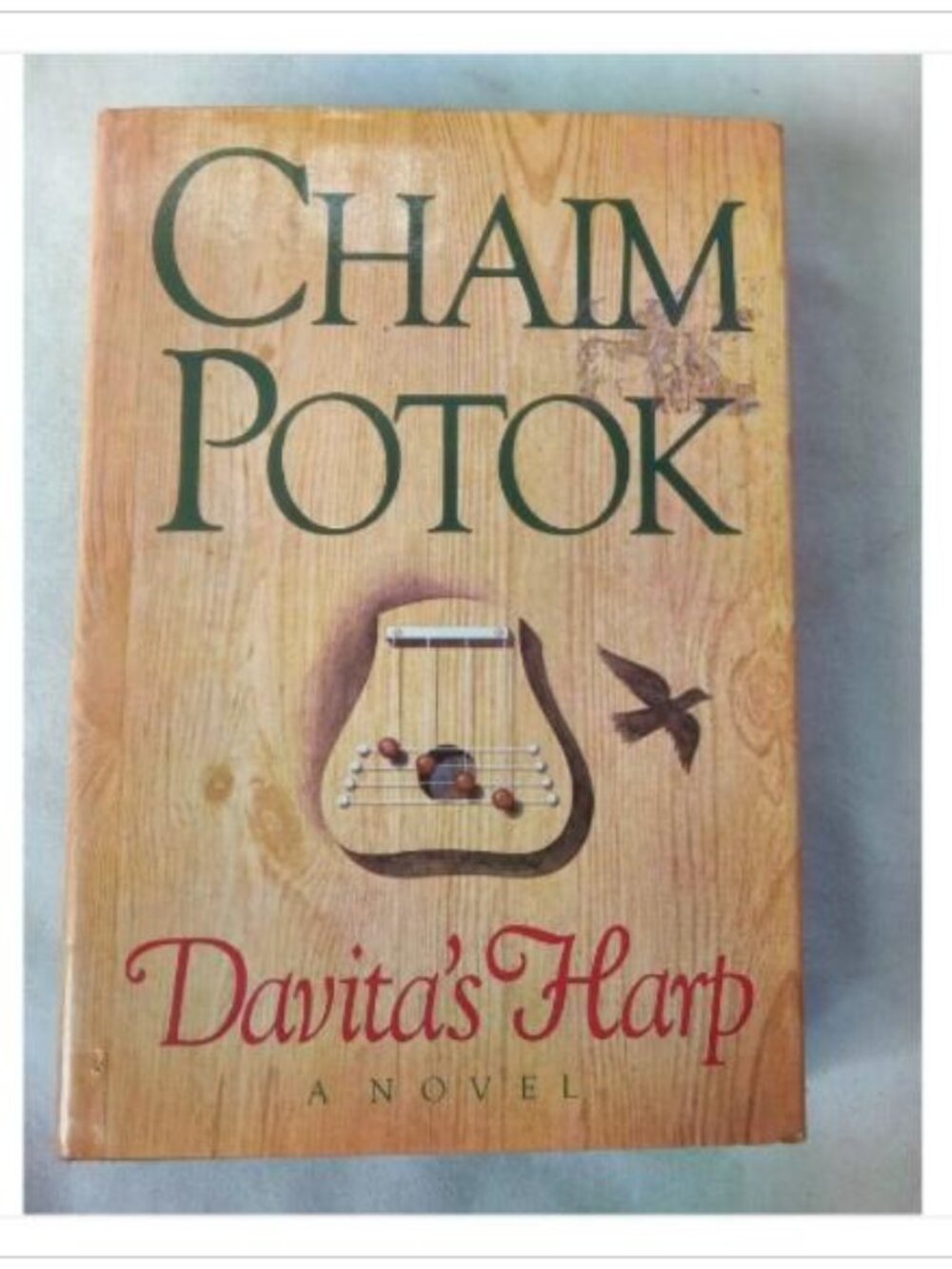 Davita's Harp Chaim Potok 1985 Second Printing Book Vintage Novel Read Classic